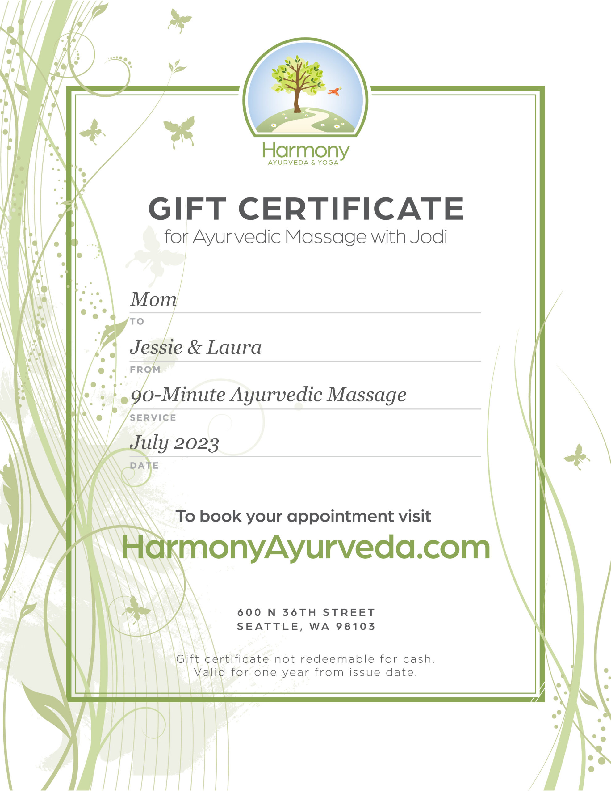 gift-certificate_2023_Harmony - Mom-Jessie-Laura